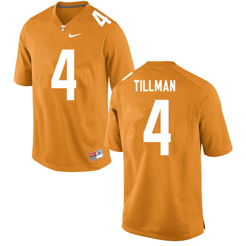 Men #4 Cedric Tillman Tennessee Volunteers College Football Jerseys Sale-Orange - Click Image to Close